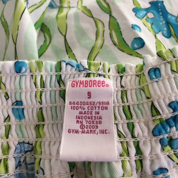 Gymboree Ocean Halter Dress Sz. 9 - Picture 4 of 7